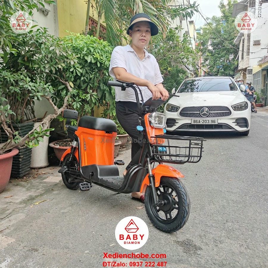 Xe đạp điện cho Sport One Vip, 2 yên ghế, tải trọng lớn