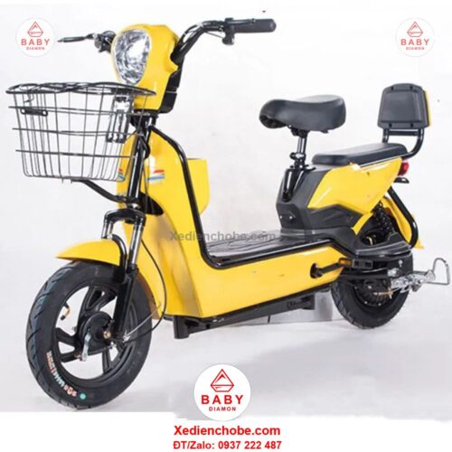 Xe đạp điện Gicinu SK8 siêu đẳng cấp, 2 yên ghế, tải trong lớn