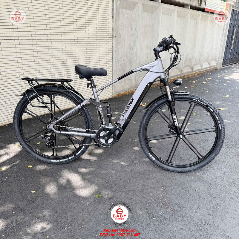 Phoenix M19 – thiết kế thể thao, bánh lớn, pin bền, hành trình dài nhưng xe nặng