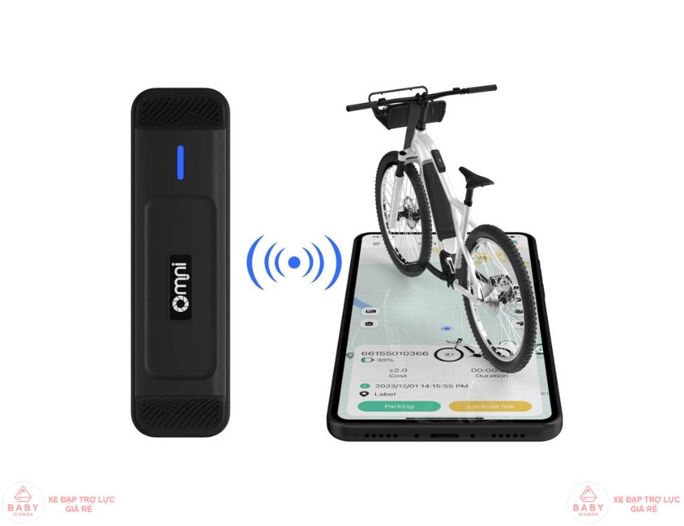 Tính năng chống trộm GPS trên xe đạp trợ lực