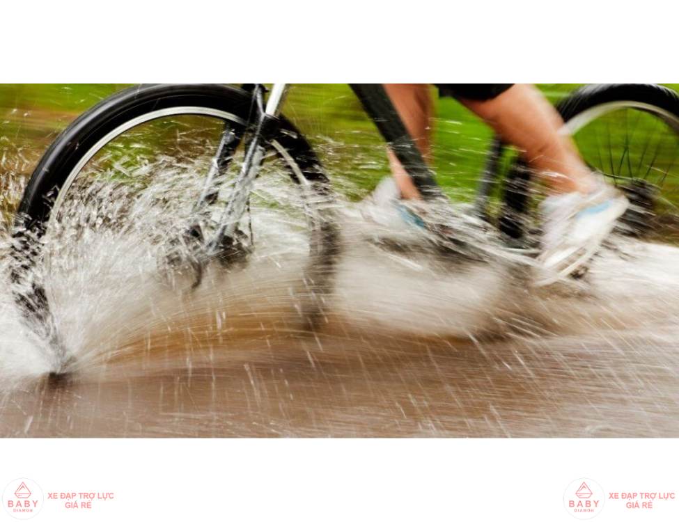 Đường ngập đi xe đạp trợ lực có được không