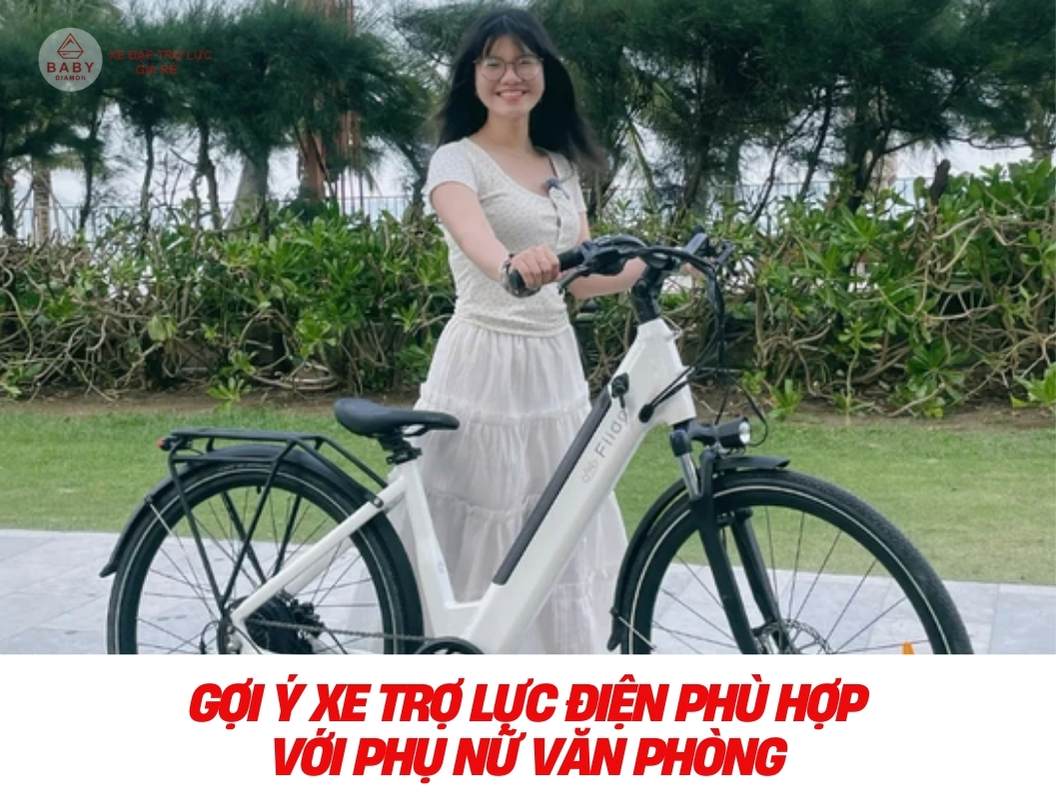 Gợi ý xe trợ lực điện phù hợp với phụ nữ văn phòng di chuyển mỗi ngày