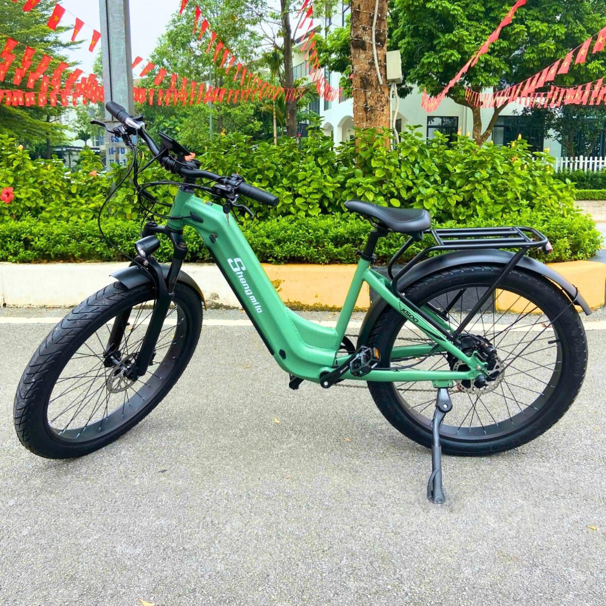 Xe đạp điện trợ lực Shengmilo K500, Pin rời, Hàng xuất Châu Âu Xe đạp điện trợ lực Shengmilo K500, Pin rời, Hàng xuất Châu Âu