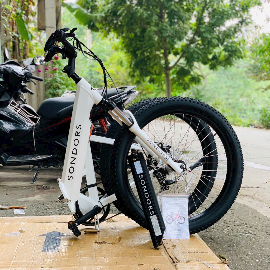 Xe điện trợ lực Sondors Smart Step, gấp gọn, thương hiệu Mỹ