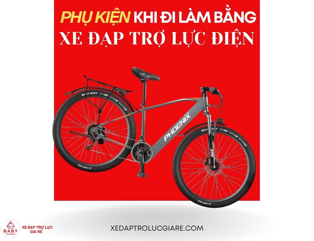 Phụ kiện cần thiết khi đi làm bằng xe đạp trợ lực điện