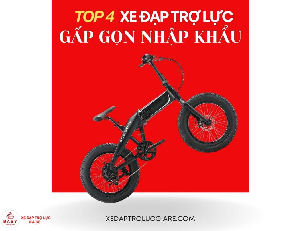 xe đạp trợ lực gấp gọn cao cấp