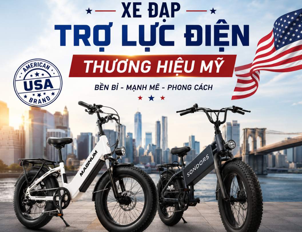 xe đạp trợ lực điện thương hiệu Mỹ