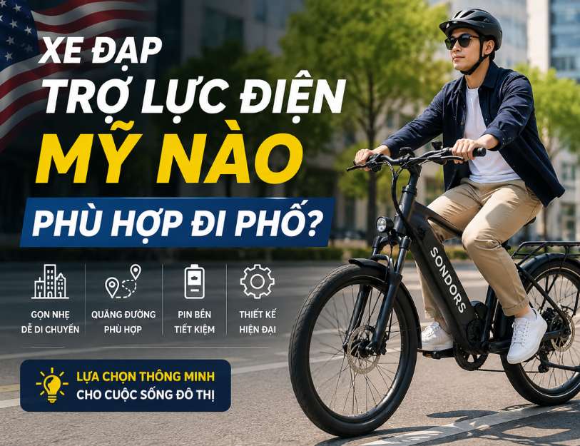 Xe đạp trợ lực điện Mỹ nào phù hợp đi phố?