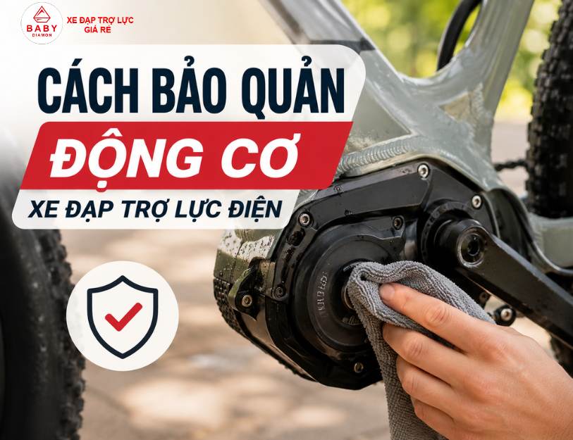 Cách bảo quản động cơ xe đạp trợ lực điện đúng cách