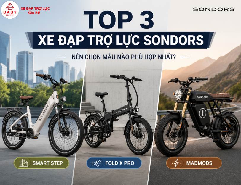 xe đạp trợ lực Sondors
