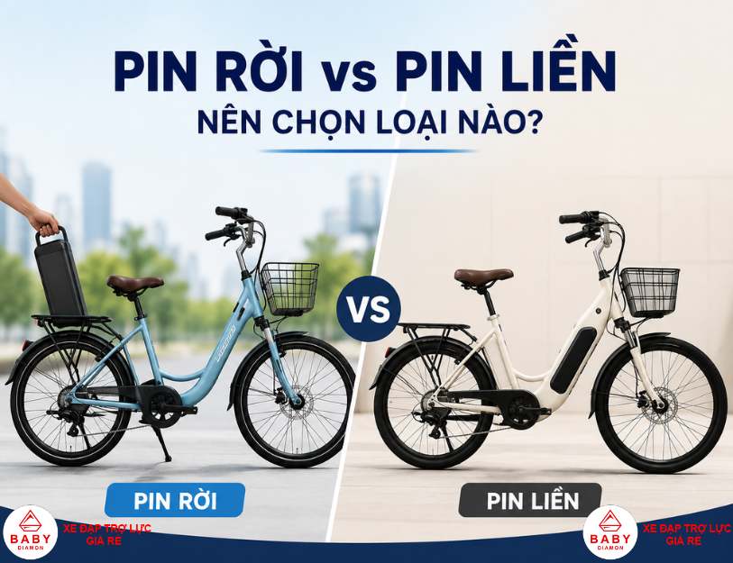 Xe điện trợ lực pin rời là gì