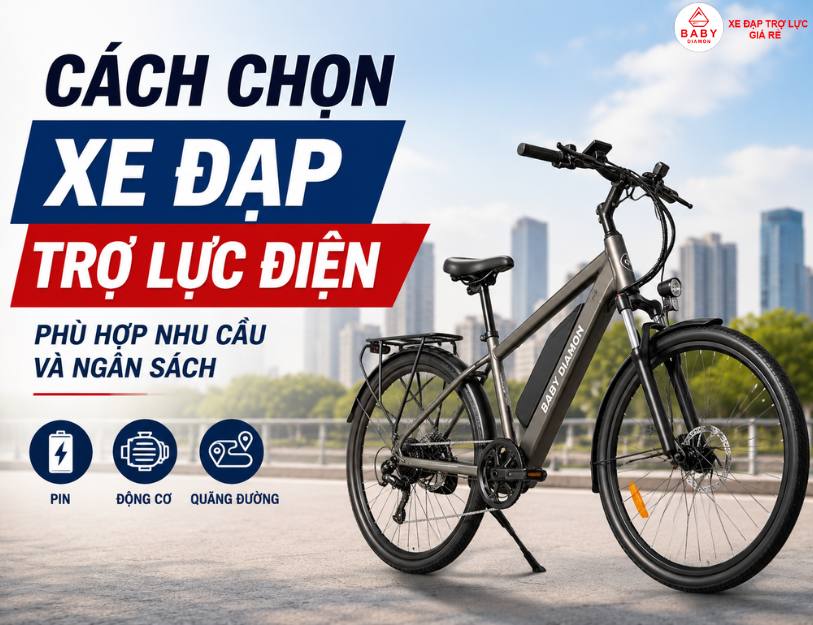 Cách chọn xe đạp trợ lực điện phù hợp