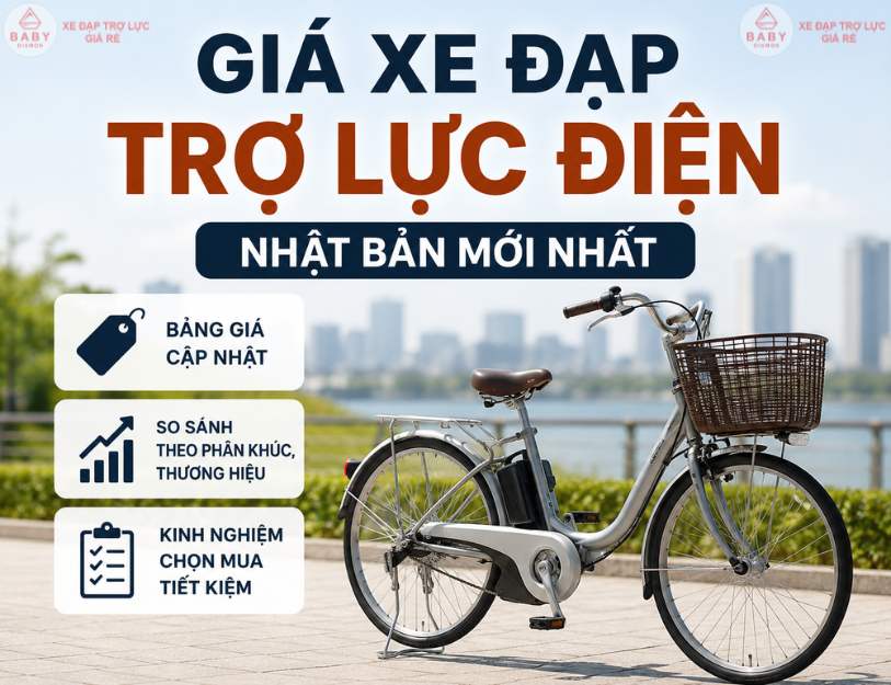 giá xe đạp trợ lực điện Nhật Bản