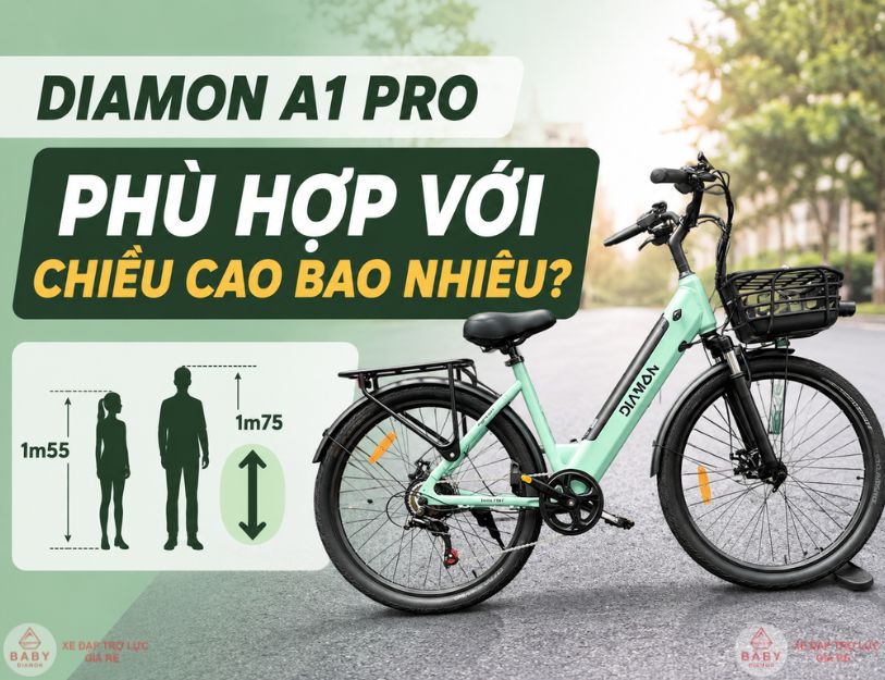 Diamon A1 Pro phù hợp với chiều cao bao nhiêu?