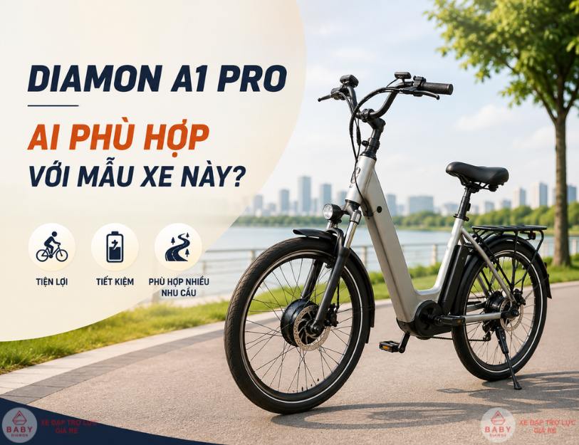 Những ai nên lựa chọn xe điện trợ lực Diamon A1 Pro?