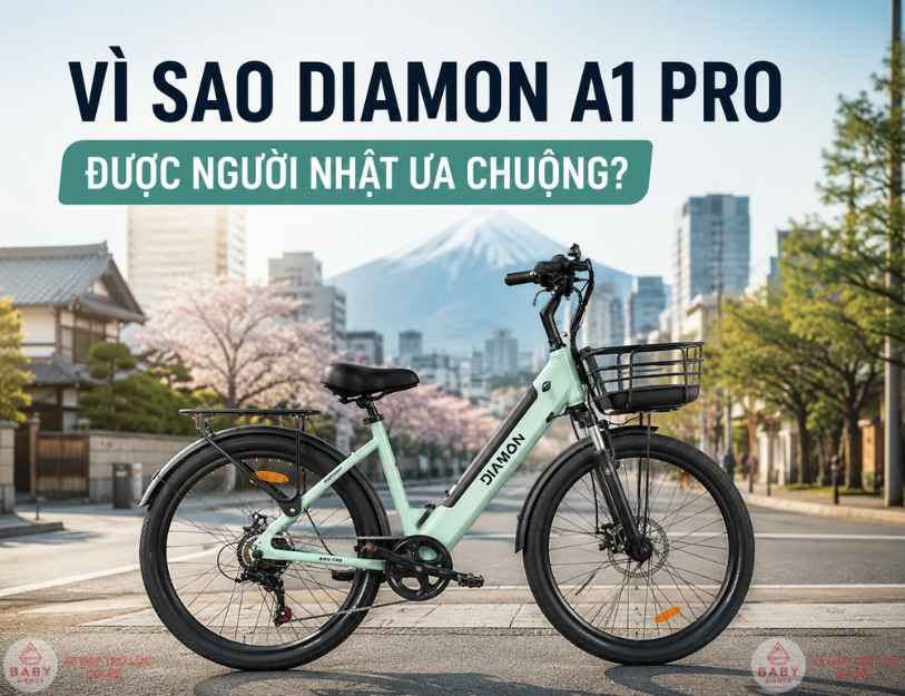 Vì sao dòng xe trợ lực như Diamon A1 Pro được người Nhật ưa chuộng?