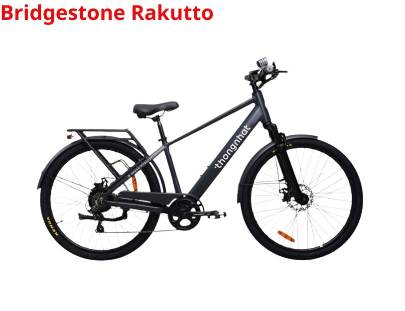 Bridgestone Rakutto có khung thấp giúp thao tác lên xuống xe dễ dàng