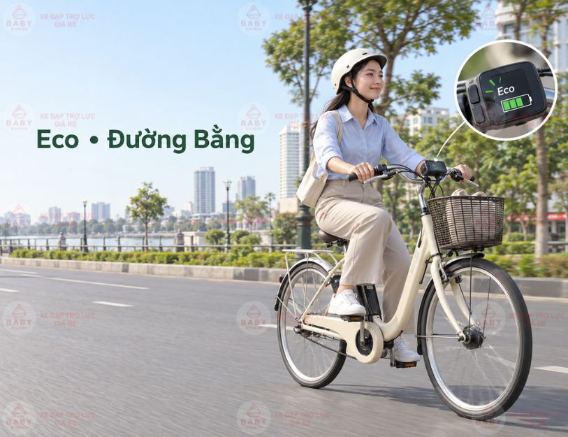 Cách đi xe trợ lực Nhật tiết kiệm pin