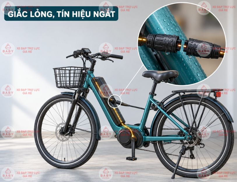 Giắc điện lỏng hoặc ẩm làm tín hiệu trợ lực bị gián đoạn