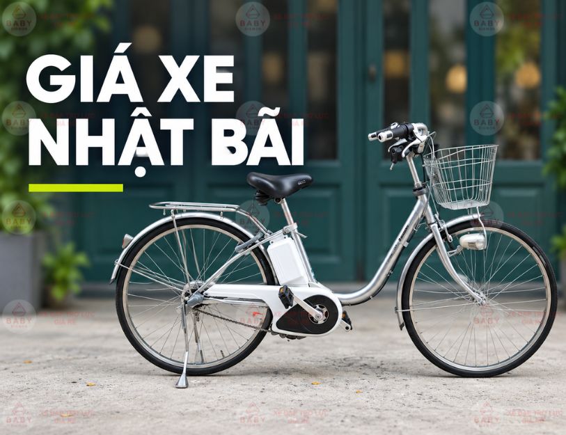 Giá xe đạp trợ lực Nhật Bãi