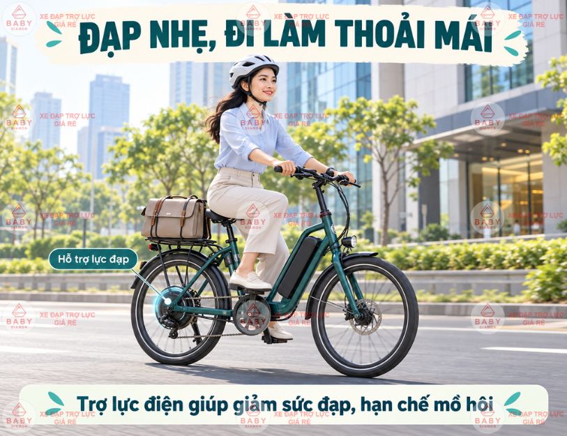 Đi làm 5–10 km mỗi chiều bằng xe trợ lực có phù hợp không?