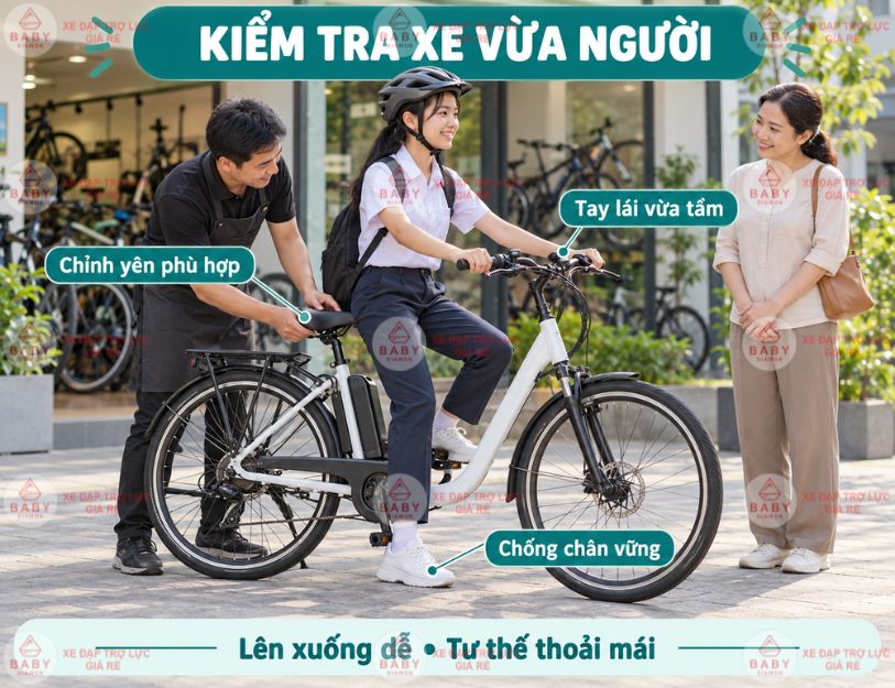 Phụ huynh cần cho con thử xe trợ lực như thế nào trước khi mua