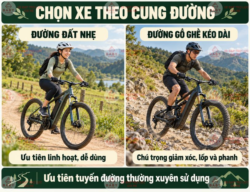 Cung đường thường đi giúp xác định loại xe và cấu hình cần ưu tiên